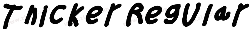 Thicker Regular字体转换